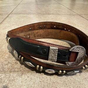 Justin concho belt - size 36 leather